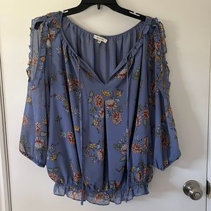 Max Studio Crepe Tie-Front Blouse!